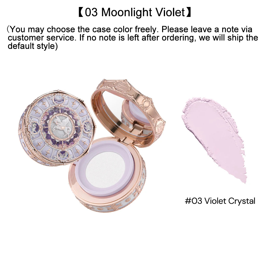 Flower Knows Knight Unicorn Makeup Set Eyeshadow Blush Lipstick Loose Powder Long Lasting Fantasy Princess Beauty Kit Cosmetics