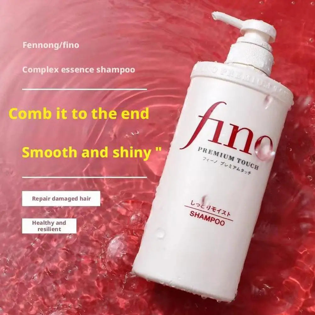 Fino Shampoo/Conditioner/Premium Touch Hair Mask, Repair Damaged Hair Oil Control Smooth Frizzy Hair for Silky, Voluminous Locks