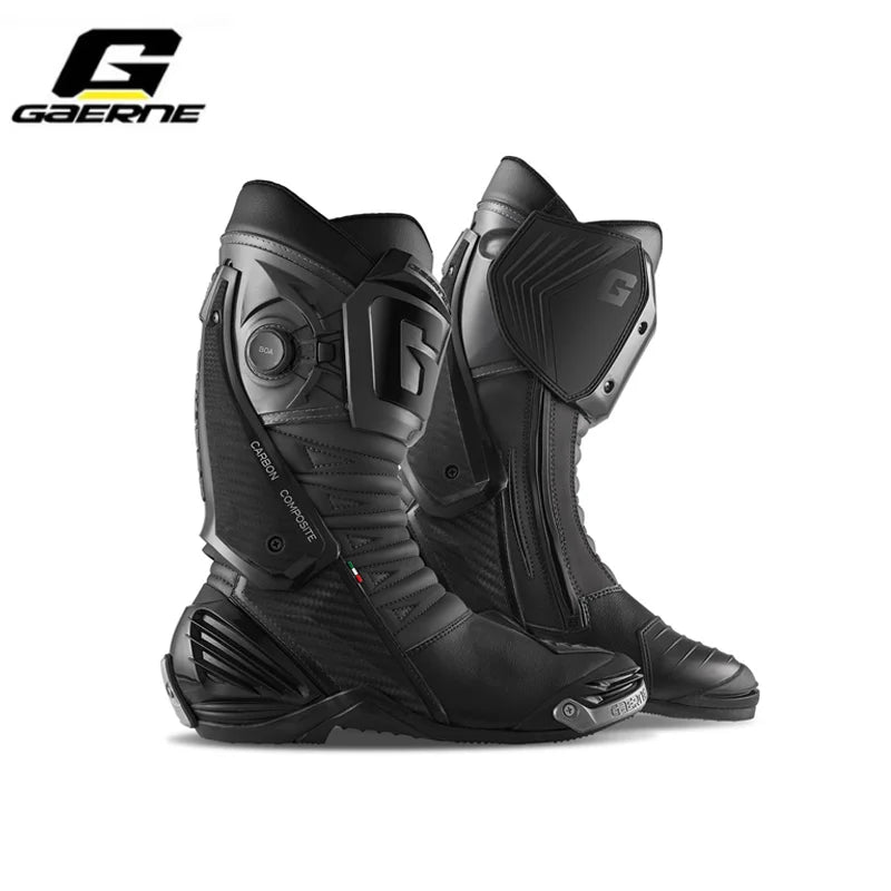 GAERNE GP1 LS Off-Road Motorcycle Botas Professional Track Riding Boots Waterproof Racing Anti-Collision for Rally Race Shoe