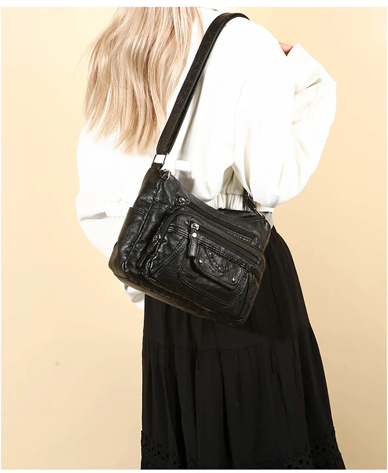 High Quality Leather Handbags Women Bags Luxury Brand Designer Shoulder Crossbody Hand Bags for Women 2024 Purses and Handbags