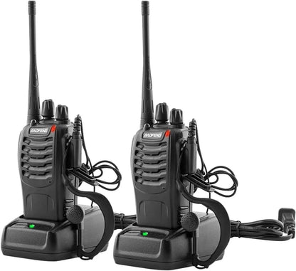 2Pcs Wholesale Original Baofeng BF-888S 5km Long Range Walkie Talkie Two Way Radio BF 888S Channel 16 Self-driving Travelling