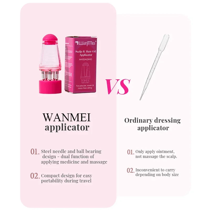 6ML Scalp Applicator Liquid Comb Essential Oil Portable Mini Massage Hair Growth Serum Oil Nourish Comb Hair Root Care Tools