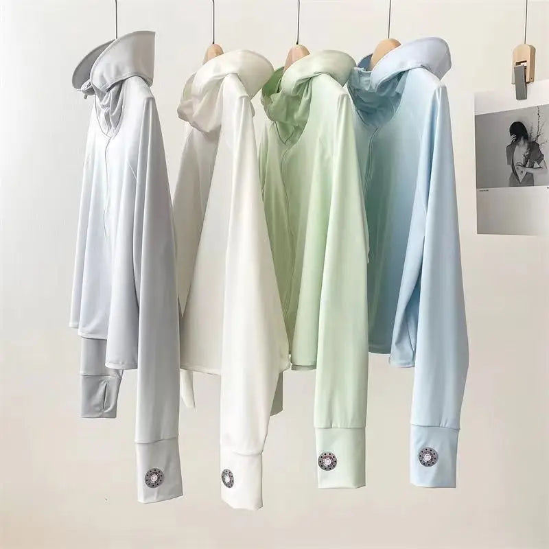 Advanced Ice Silk Sunscreen Clothes for Women Summer 2026 New UV Resistant, Breathable, Lightweight Sunscreen Jacket