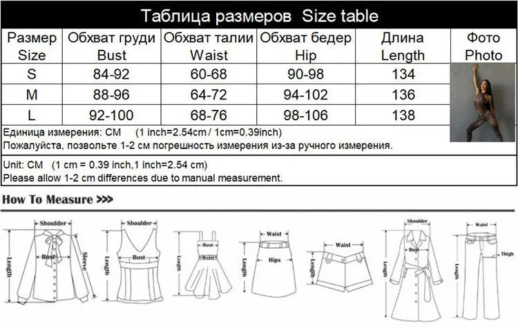 Ahagaga Sexy Club Women's Leopard Jumpsuits O-Neck Sleeveless Slim Fashion Skinny Streetwear Long Pants Fashion Female Rompers