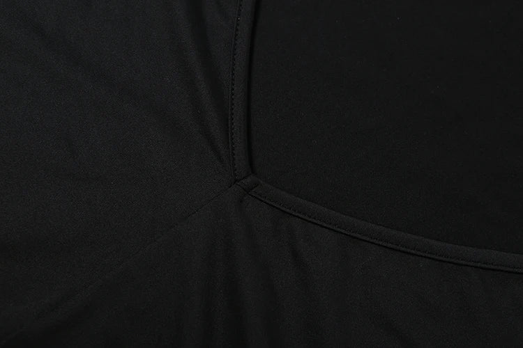 Cutenew Classic Fashion Rompers Women Backless Sexy Halter Low-Neck Sleeveless Stretch Simple Trend Midnight Club Streetwear