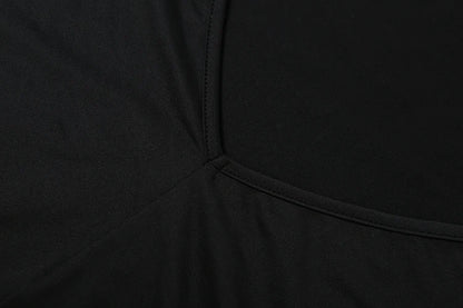 Cutenew Classic Fashion Rompers Women Backless Sexy Halter Low-Neck Sleeveless Stretch Simple Trend Midnight Club Streetwear