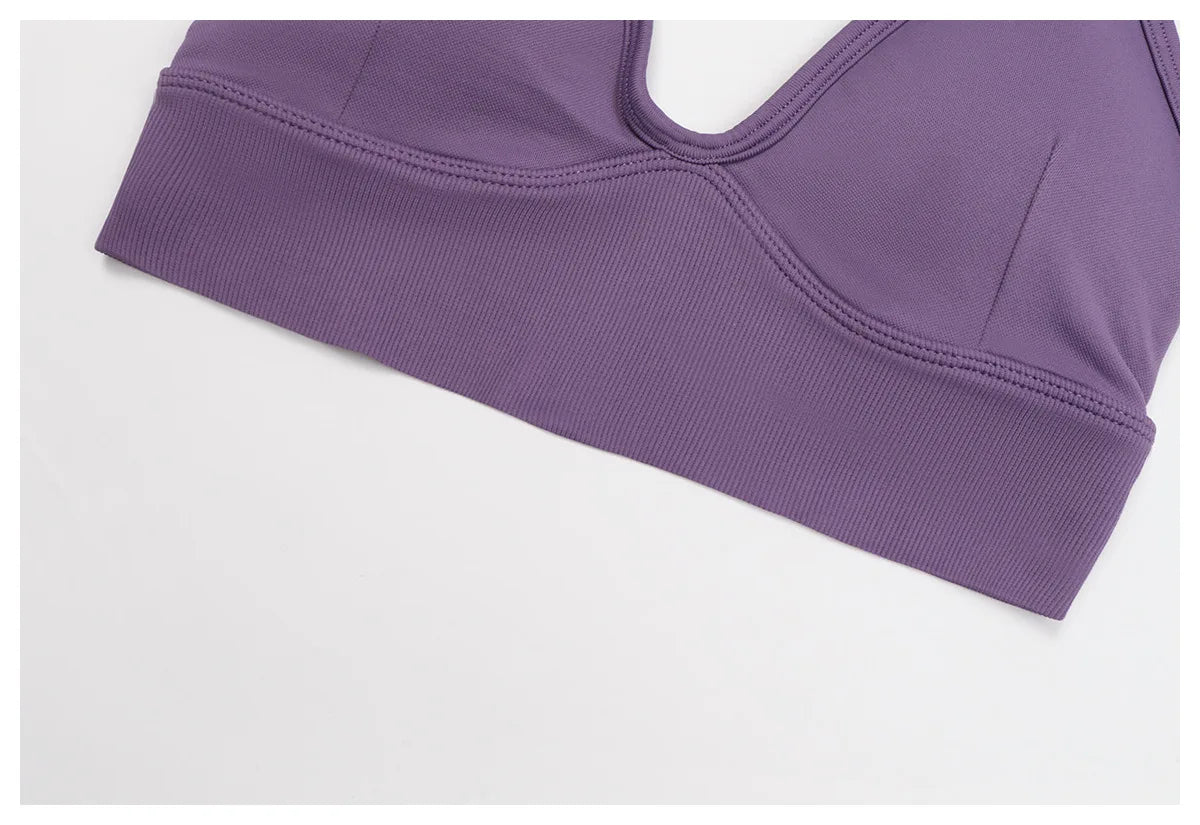 2/3PCS Seamless Sport Yoga Set Women's Breathable High Waist Fitness Sportwear Women Sports Underwear Set Gym Workout Clothes