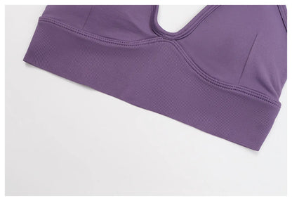 2/3PCS Seamless Sport Yoga Set Women's Breathable High Waist Fitness Sportwear Women Sports Underwear Set Gym Workout Clothes