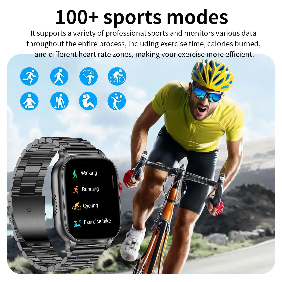 2026 New Men's and Women's Smartwatches, Fitness Trackers, Wireless Calling, IPX8 Waterproof, Activity Pedometers, Birthday Gift