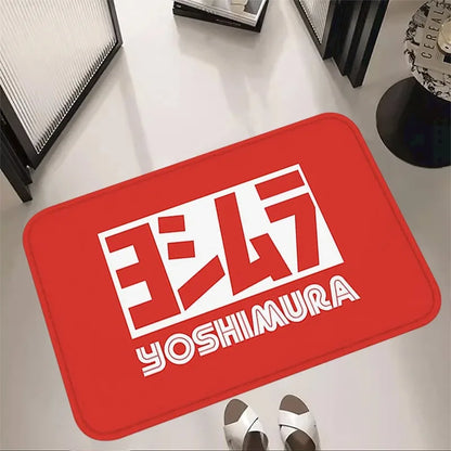 Suzuki Yoshimura Motorsports Carpet Garage Mat Racing Cool Motorcycle Display Electric Vehicle Mats Entrance Doormat Bedroom Rug