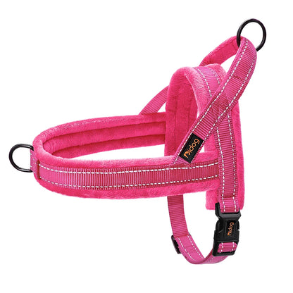 Winter Warm Soft Padded Dog Harness No Pull Dog Harness Vest Reflective Adjustable Pet Training Vest For Small Medium Large Dogs