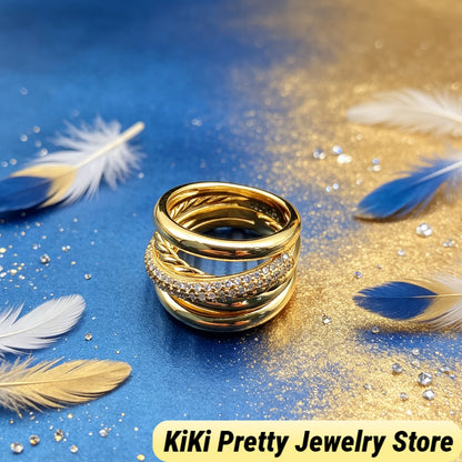 2026 New Fashion Elegant Luxury Jewelry Couple Set Rings Minimalist Everyday Wear & Party Jewelry
