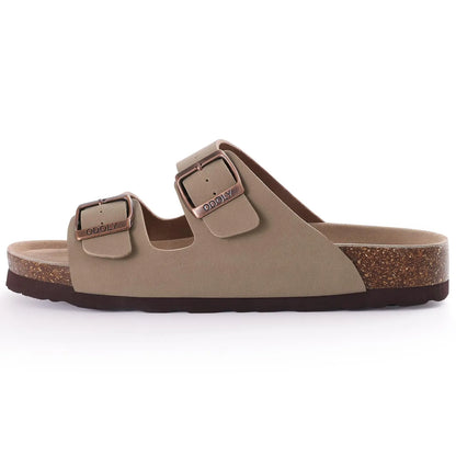 Evshine Men's Cow Suede Clogs with Arch Support Leather Mules Comfort Fashion Potato Shoe Women Cork Footbed Genuine Suede Clogs