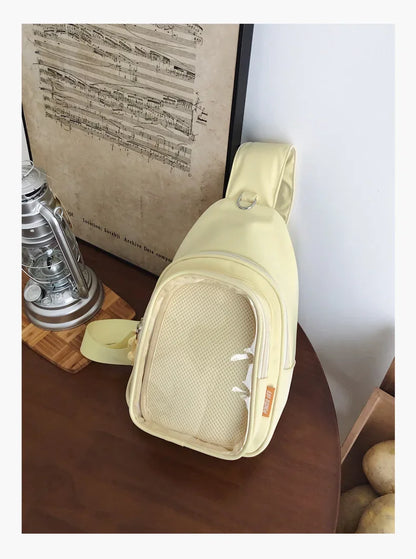 Kawaii Japanese Itabag Girls Soft Nylon Backpack Crossbody Bags 10CM Doll Women With Display Plate Cross Body Sling Pouch 2025