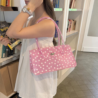 Fashion Transparent Pvc Dot Women Handbags Designer Swee tJelly Bag Lovely Summer Bag Cute Flap Square Bags 2026