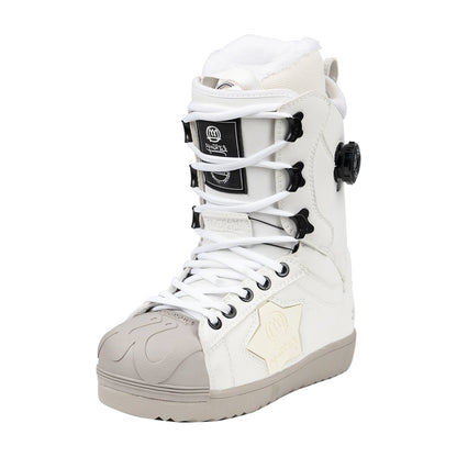 LILKINGS Wishing Star Snowboard Boots Side Buckle Lacing Quick Entry Thermo Liner Women Men 36-45