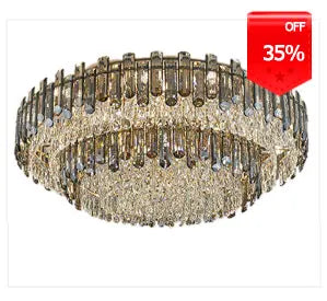 K9 Crystal Ceiling Lights LED Modern Lamps Luxury Chandelier Living Room Dining Bedroom Rectangle LED Lighting Hotel Mall Shop