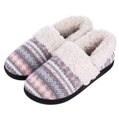 Comwarm Winter Warm Cotton Slippers For Women Men Flats Soft Non-slip Fluffy Shoes Design Slides Couple Indoor House Slippers