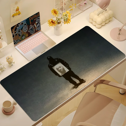 Singer K-Kanye W-West Graduation Mouse Pad Non-slip Thickened MousePad Student Gaming Cushion Large Writing Lockedge Office