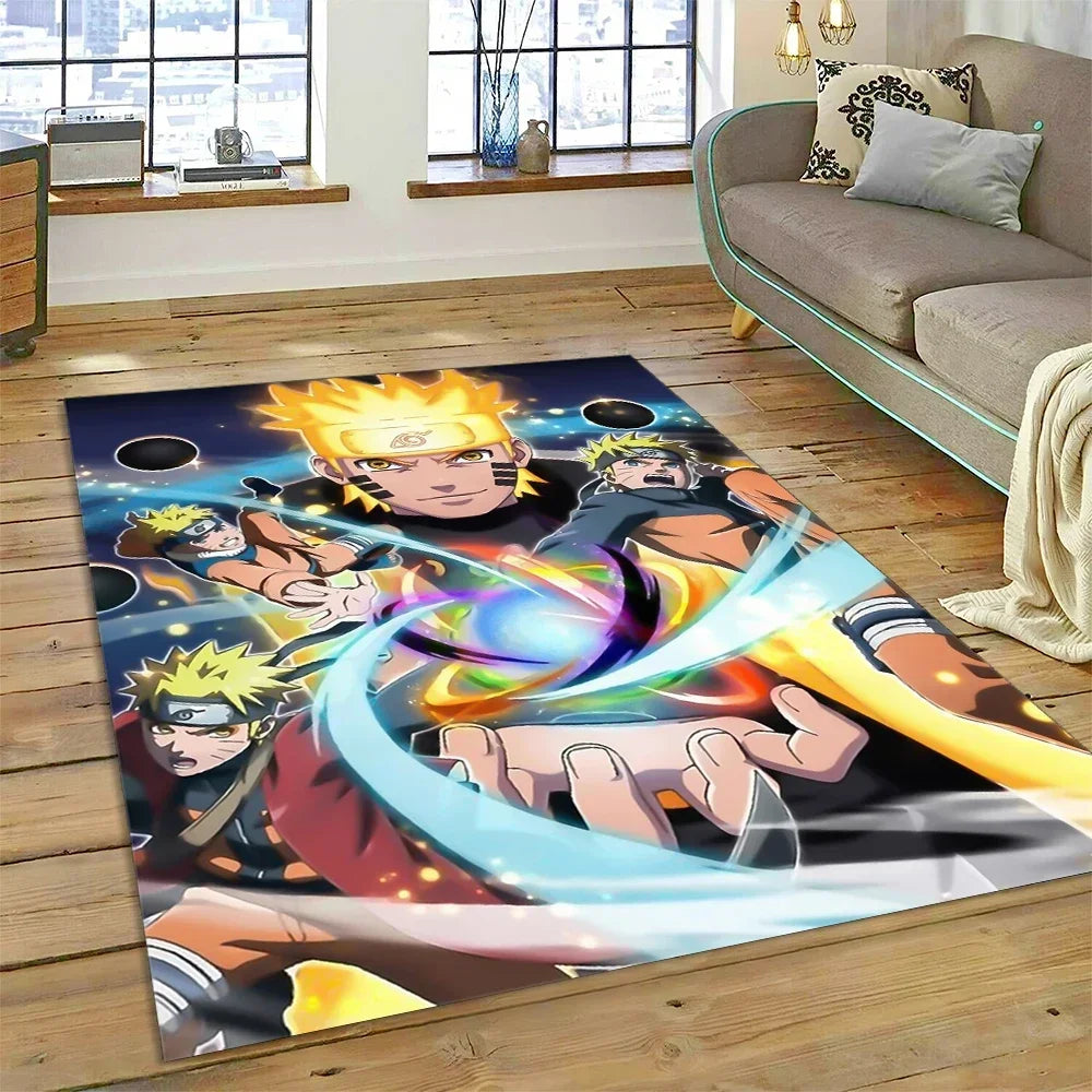 Cartoon 3D I-Itachi Japan Anime Carpet Rug for Living Room Bedroom Home Sofa Decoration,Kids Play Area Rug Non-slip Floor Mat