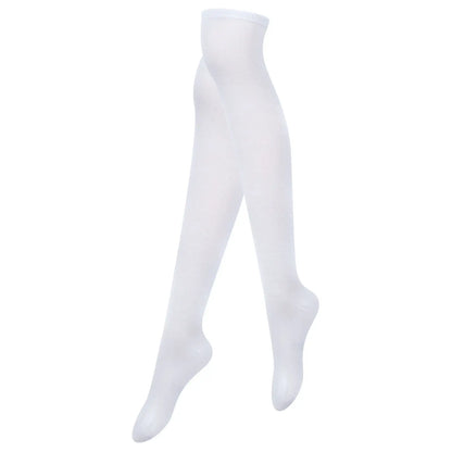 RMSWEETYIL Thigh High Socks for Women Cute Sexy Goth Lolita Over The Knee Socks Cotton Long Tall Knee High Stockings