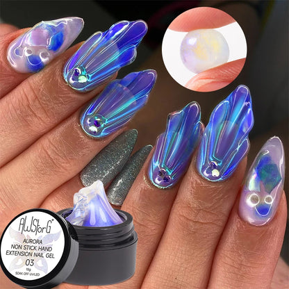 AWStorG 5ML Colorful Laser Cat Magnetic Gel Blue Glitter Shine Soak Off  Semi Permanent  UV Gel Nail Art Varnish Nail Supplies