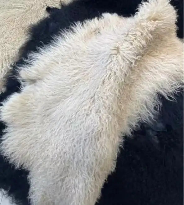 Mongolian Sheep Fur Women Coat Winter Warm Real Fur Cloth 2026 Natural Sheep Fur Clothes
