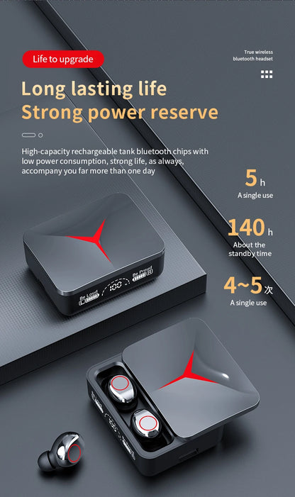 New M90 Pro Bluetooth 5.3 Earphones Wireless Headphones Touch Control Gamer Headset HIFI Stereo Noise Reduction earbuds With Mic