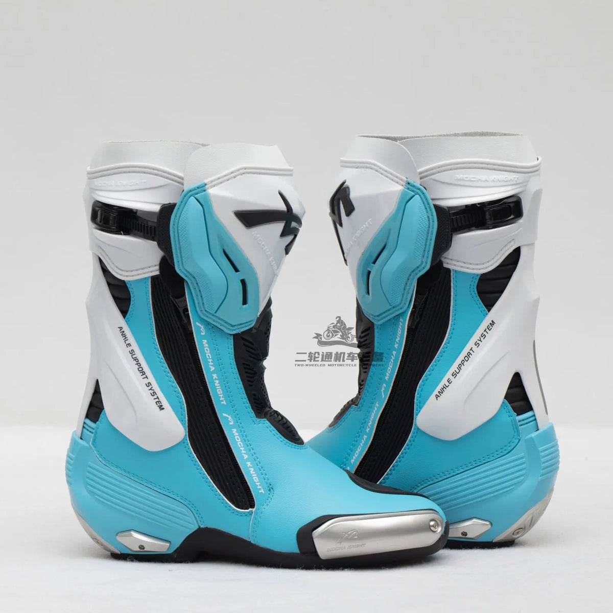 MOCHA Off-Road Riding Boots Ankle & Shin Impact Protection Non-Slip Wear-Resistant Sole for Track Enduro Competitive Riding