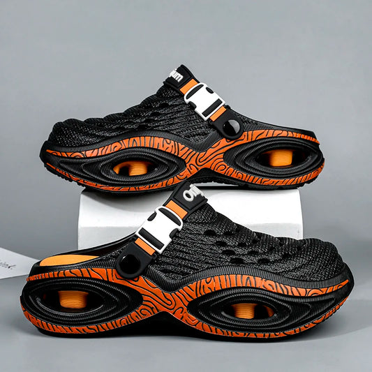 Summer Men's Beach Clogs Outdoor Sandals New Design Slippers EVA Soft Slides For Men Casual Garden Shoes Male Beach Slippers