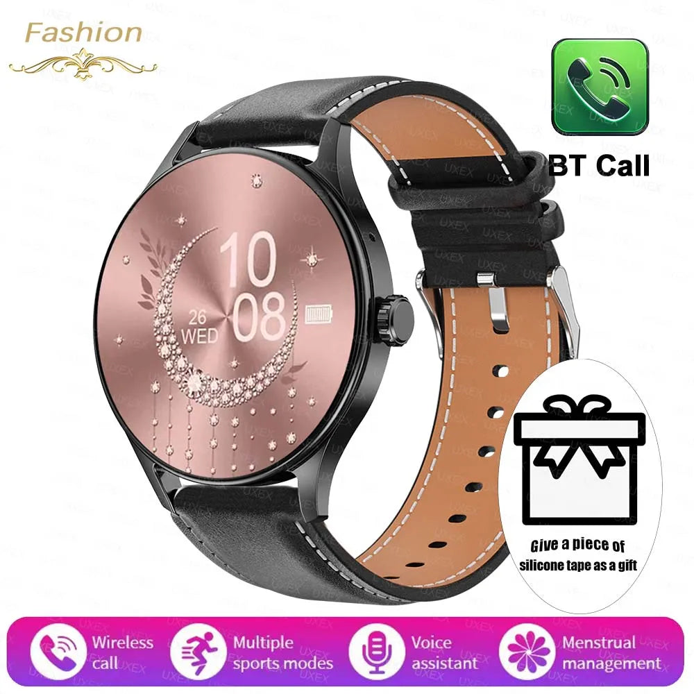 2026 New Smart Watch Women Men Bluetooth Call Sports Fitness Watches Heart Rate Health Monitor Smartwatch Ladies For Android iOS