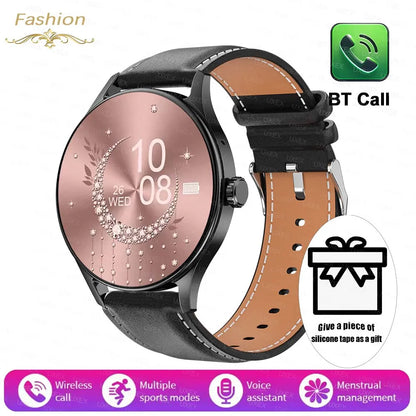 2026 New Smart Watch Women Men Bluetooth Call Sports Fitness Watches Heart Rate Health Monitor Smartwatch Ladies For Android iOS