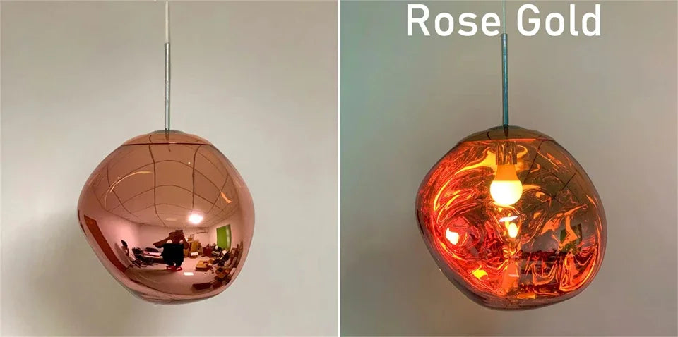 Nordic LED Lava Pendant Lights PVC Lighting Ideal for Living Room Indoor Decor Home Fixtures Loft Kitchen Hanging Lamp