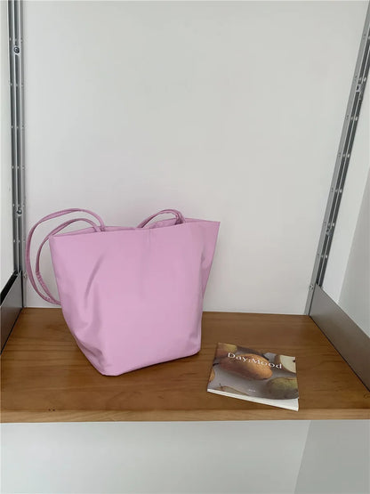 Casual Nylon Bucket Bags for Women Shoulder Bag Fashion Soft Women Bag NEW Tote Purses and Handbags Female Shopper Commuter Bags