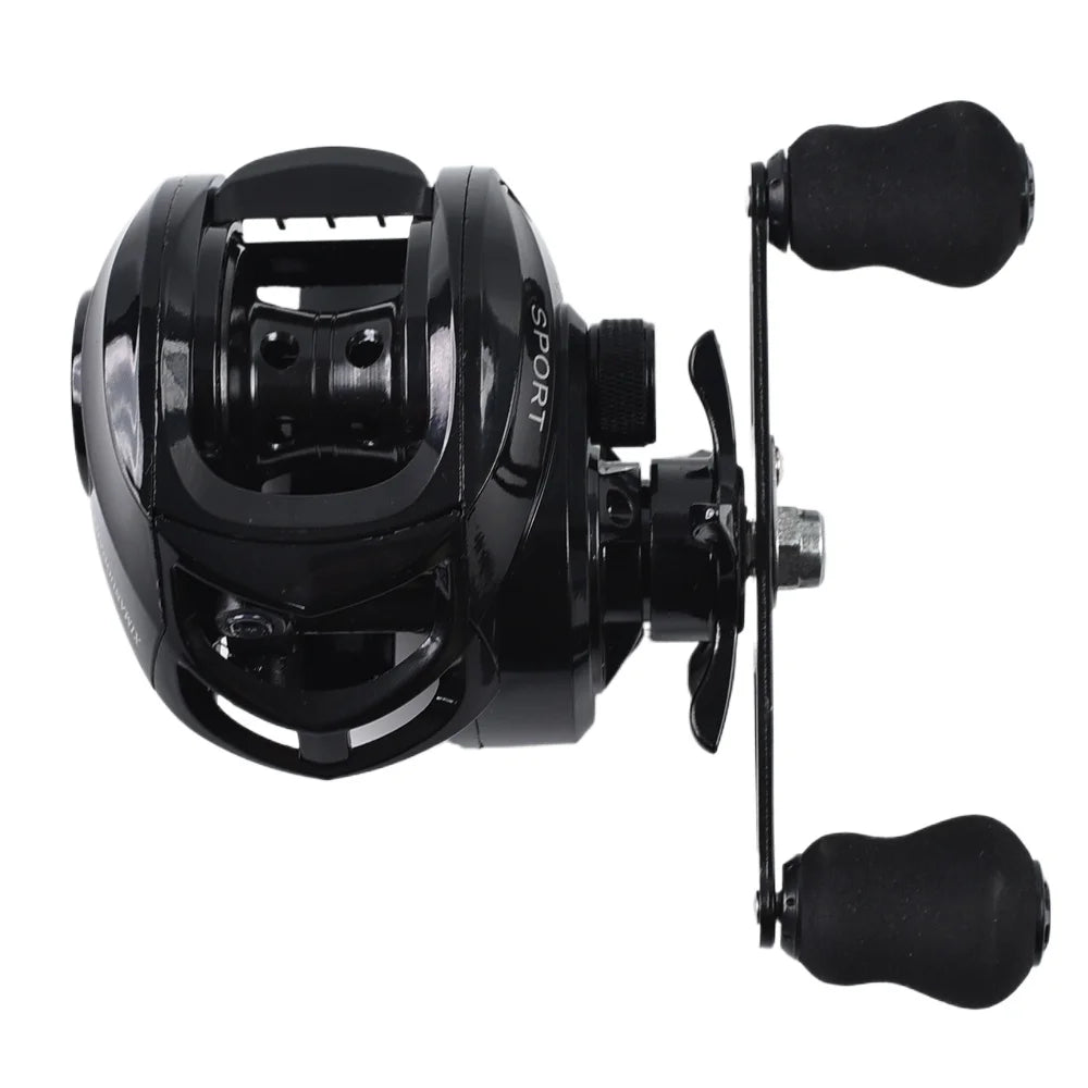 Max Drag 12kg Left/Right Hand Baitcasting Reel High Speed 7.2:1 Gear Ratio Fresh Saltwater Magnetic Brake System Ultralight Reel