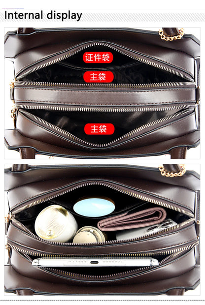 New Women Bag Luxury Designer Cowhide Handbags for Women Famous Brands Crossbody bag for Women Leather Shoulder Bags Sac a main