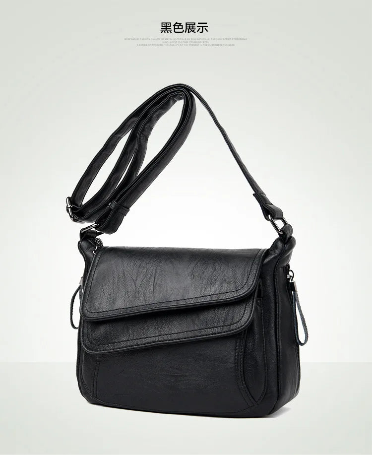 Luxury Designer Handbag High Quality Soft Leather Purses And Handbags Casual Shoulder Messenger Bags for Women 2024 New Sac