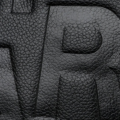 New Women's Large Capacity Contrast Color Handbag PU Leather Letter Embossed Ladies Shoulder Bag Designer Crossbody Bag
