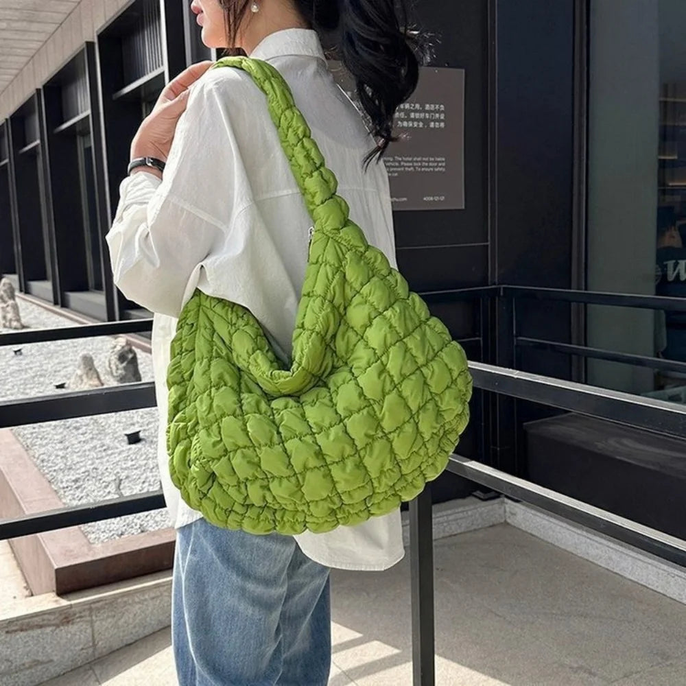 Cloud Crossbody Bag Soft Dumpling Tote Bag Fashion Satchel Bag Large Capacity Sling Bag Solis Color Casual Bags