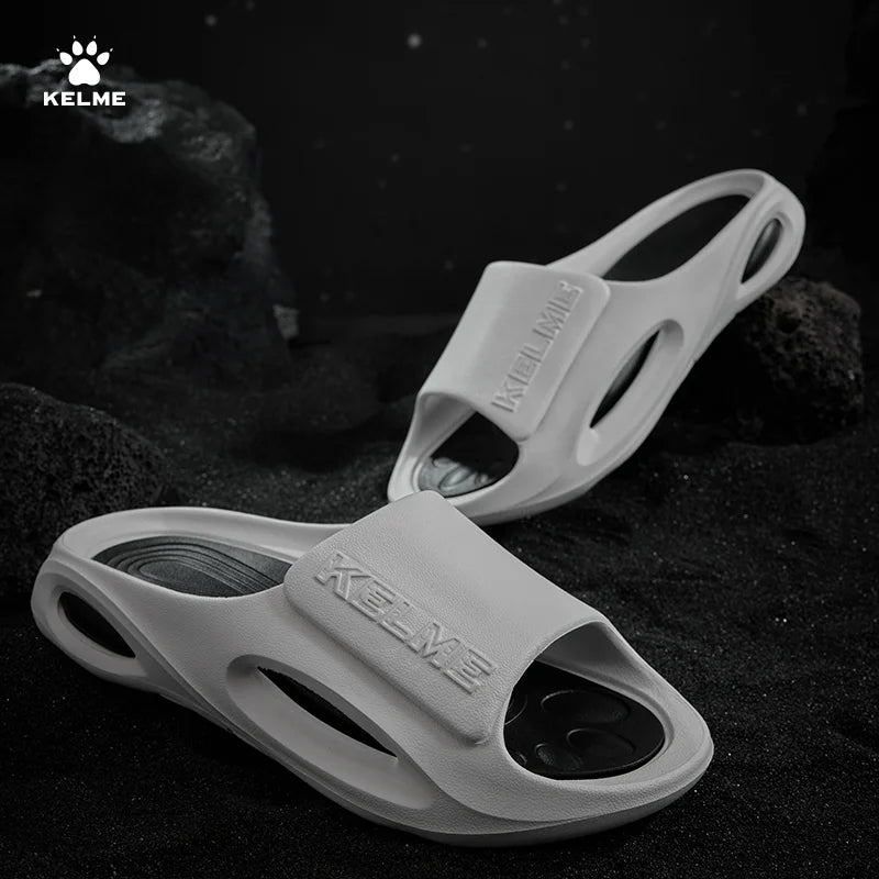 KELEME Summer Men's Slippers Super Soft EVA Slip-on Slippers For Men Fashion Wear-resistant Platform Outdoor Beach Shoes 2023
