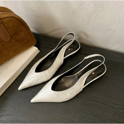 New Style Luxury Leopard Women Heeled Sandals Sexy Pointed Toe Woman Shoes Elegant Summer Fashion Slides Luxury Brands Sandals