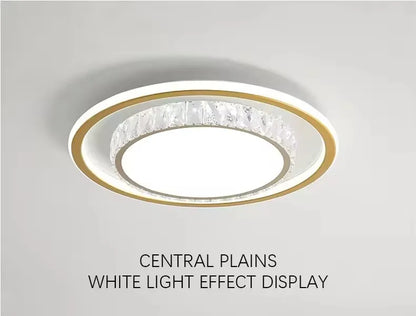 Luxury Living Room Lights Lustre Home Decoration LED Ceiling Lamp Modern Square Acrylic Gold Hall Bedroom Dining Room Fixtures