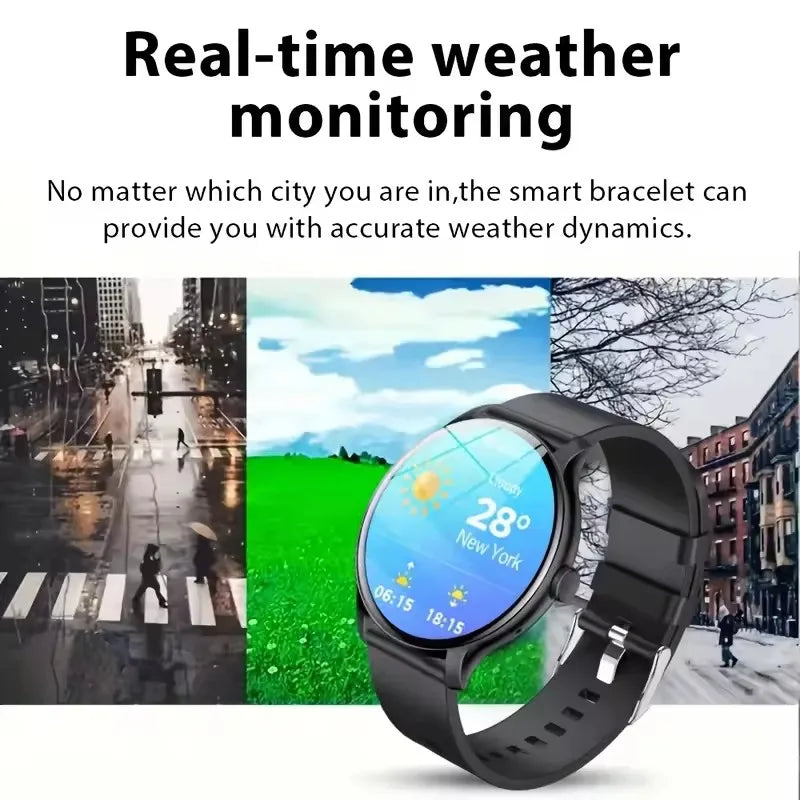 2026 New Smartwatch For Men Android IOS Phone 1.52" Screen Bluetooth Call Blood Oxygen Pressure Monitoring Smart Watch Women