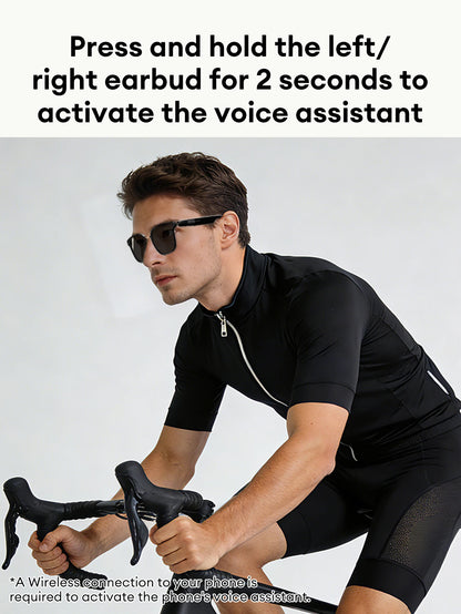 Lenovo GS106 Smart Wireless Glasses Bluetooth 6.0 Photochromic Lenses Sunglasses Hands-Free Music Calls Outdoor Sports Headphone