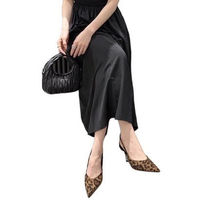 Luxury High Heels Sandals Women Sexy Pointed Toe Shoes for Woman Slippers New Party Shoes Pumps Elegant Slides