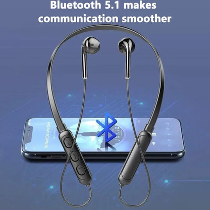 New Wireless Bluetooth 5.3 Neck-Hanging Type Stereo Bluetooth Earphone Earphones With Mic Bluetooth Headset Bluetooth Headphone