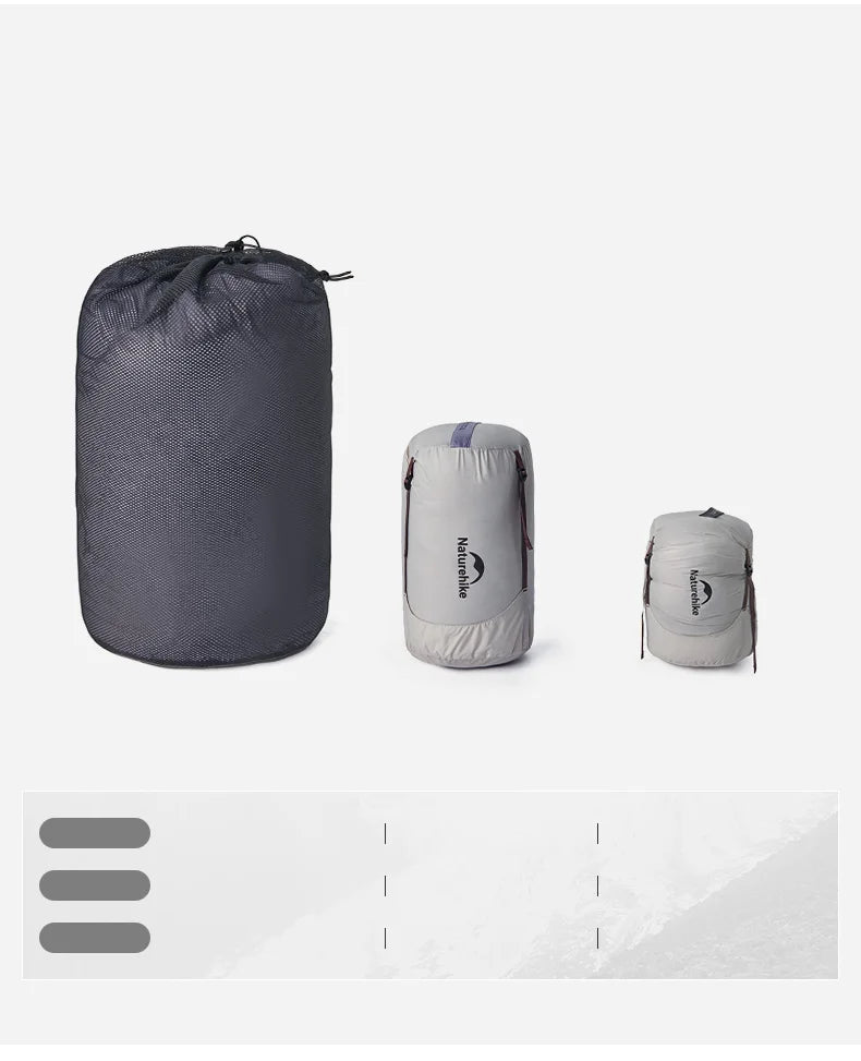 Naturehike Camping Sleeping Bag CW400 CW700 CW1000 Duck Down Sleeping Bags Ultralight Outdoor Hiking Waterproof Sleeping Bags
