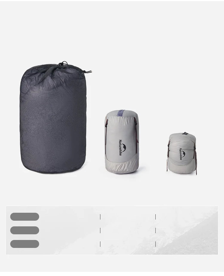 Naturehike Camping Sleeping Bag CW400 CW700 CW1000 Duck Down Sleeping Bags Ultralight Outdoor Hiking Waterproof Sleeping Bags