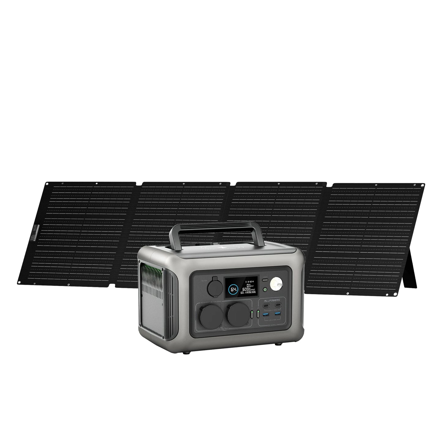 ALLPOWERS R600 Portable Power Station & Portable Solar Panel (option) Pure Sine Wave 299Wh Outdoor Solar Generator for Camping