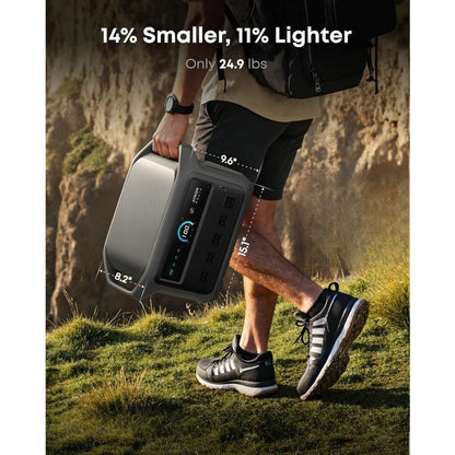Portable Power Station 2000W 3000W Peak Solar Generator Fast Charge 49 Min 1024Wh LiFePO4 Battery for Home Backup Power